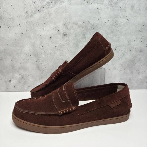 Cole Haan Mens Pinch LTE Brown Suede Loafers Size 8.5M - Picture 1 of 10